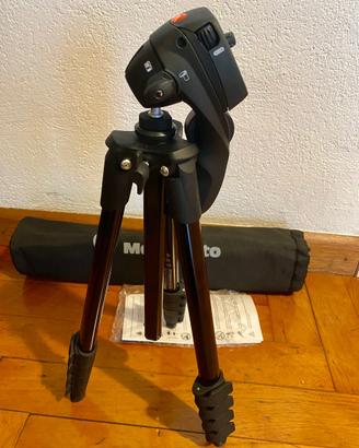 Nuovo Manfrotto MkCompactacn-BK Treppiede per foto