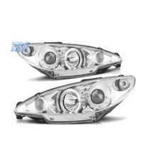FARI PEUGEOT 206 CONNETTORE H4 98-08 OCCHI ANGEL C