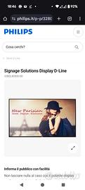 Monitor digital signane 32" Philips 32BDL4050D