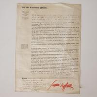 Documento storico compravendita - 1860 - Autentico