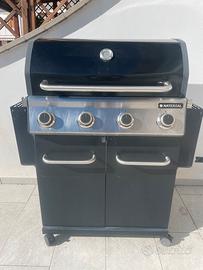 Barbecue Naterial a gas