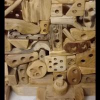 lampada artistica legno 