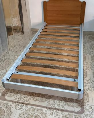 Letto singolo struttura con doghe