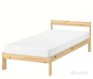 Letto IKEA nuovo con doghe in legno