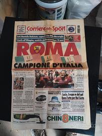 CORRIERE DELLA SERA - SCUDETTO ROMA 2001
