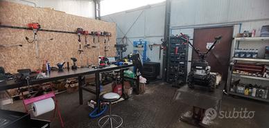 Attività riparazione attrezz. giardinaggio