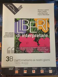 Liberi di interpretare 3B libro di italiano