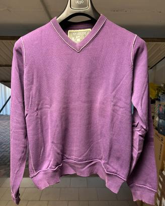 Maglione uomo San Diego viola con scollo