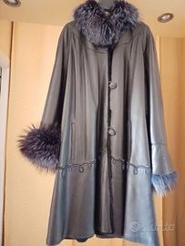 Cappotto in pelle naturale interno lapin