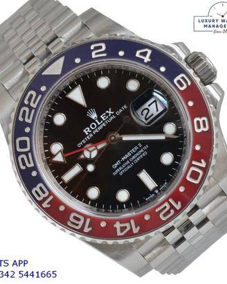 ROLEX GMT Master II 126710BLRO Cerachrom Pepsi