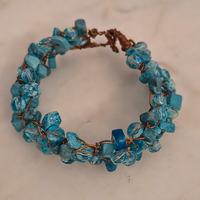 bracciale in pietre dure di turchese 
