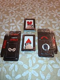 Carte gioco Diabolik vintage SIGILLATE