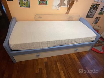 Letto singolo con cassettone SENZA MATERASSO