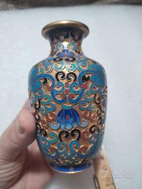 vaso cinese Cloisonne 