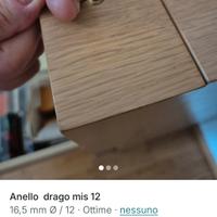 anello unisex drago 