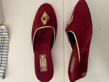 Pantofole rosse donna