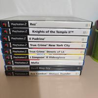 lotto indivisibile di 9 videogiochi rez simpson ec