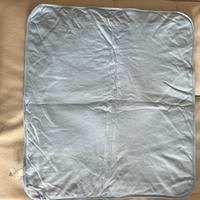 Thun copertina azzurra cotone/poliestere