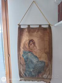 Pittura religiosa su paramento in tela