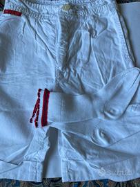 Pantaloni corti  puro cotone x bimbo calzini coton