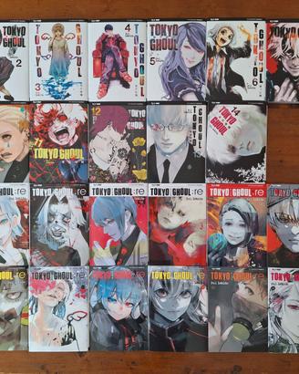 Tokyo Ghoul + Tokyo Ghoul:re (30 volumi)