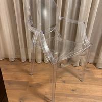 Sedia Kartell trasparente