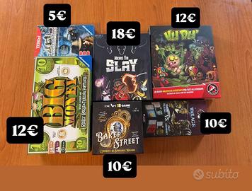 Lotto giochi da tavolo TRATTABILE