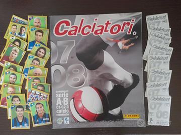 Album 2007 2008 Calciatori Panini con 32 figurine