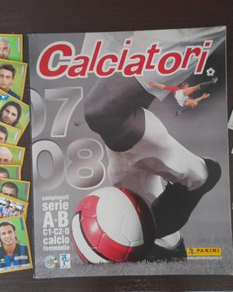 Album 2007 2008 Calciatori Panini con 32 figurine