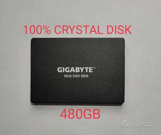 SSD SATA 480GB GIGABYTE 100% Crystal disk