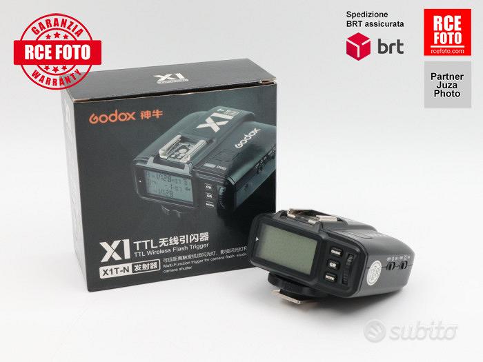 Godox X1T-N Trasmettitore Flash TTL Senza Fili 2,4 GHz Per Nikon – Nuovo