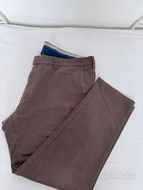 Pantaloni “ bugatti” con rifiniture sartoriali