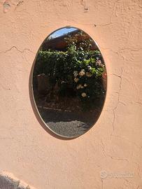 SPECCHIO VINTAGE STILE GIO PONTI CORNICE OTTOME
