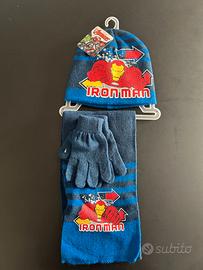Cappello sciarpa e guanti Marvel Avengers Ironman
