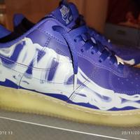 nike air force purple skeleton 2021