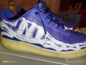 nike air force purple skeleton 2021