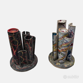 Scultura in bamboo “Vedute satellitari”