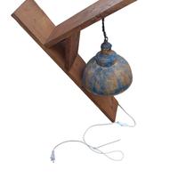 Applique rustica in ferro e legno