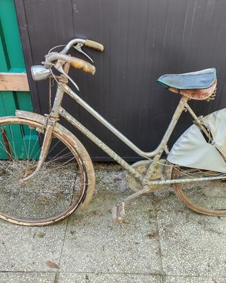 BICI VINTAGE DA UOMO BEIGE - DA RESTAURO / PEZZI