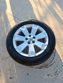 4 cerchi in lega con gomme continental mitsubishi 