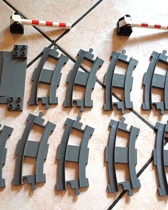 Lego Duplo Lotto Binari Rotaie Treno + sbarre