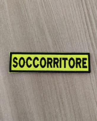 Patch soccorritore 118 ambulanza militare