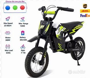 MOTOR BIKE ELETTRICO 300W PER BAMBINI NUOVE ⚡️
