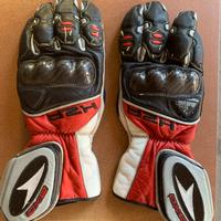 Guanti AXO moto taglia L bianco nero rosso