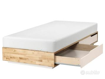 letto ikea 1 piazza 1/2 e materasso