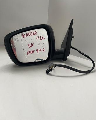 SPECCHIETTO SX RENAULT KAJAR DEL 2016(pin 9+2)