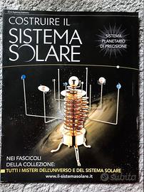 Costruire sistema solare, terra e luna.