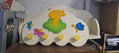 attaccapanni cameretta bimbi giraffa azur