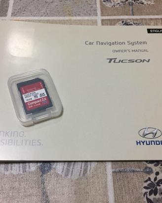 Mappe originali per navigatore Hyundai Tucson