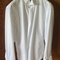 Camicia elegante bianca per papillon da Uomo